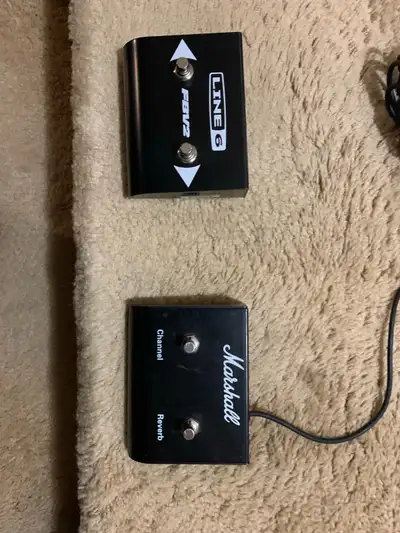 Line 6 FBV2 and Marshall Footswitch, View more