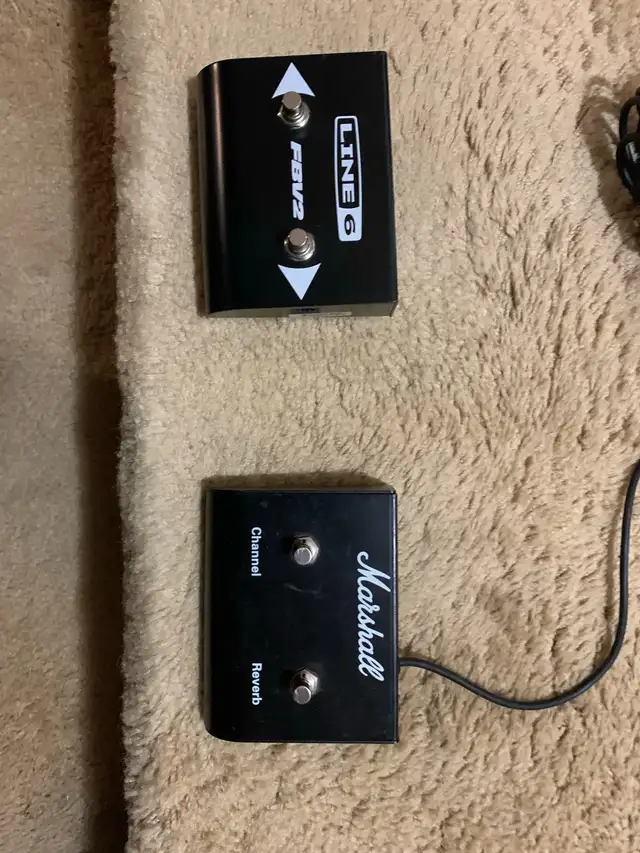 Line 6 FBV2 and Marshall Footswitch in Amps & Pedals in Ottawa - Image 2