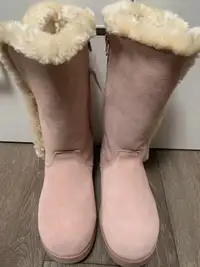 New Rose Pink Genuine Suede Boots!