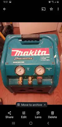Makita air compressor 2.5Hp
