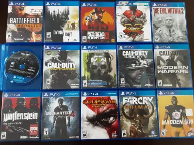 ps4 jeux compatible ps5 20 dollars chaque merci, View more