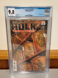 Immortal Hulk 8 CGC 9.8 graded comic book