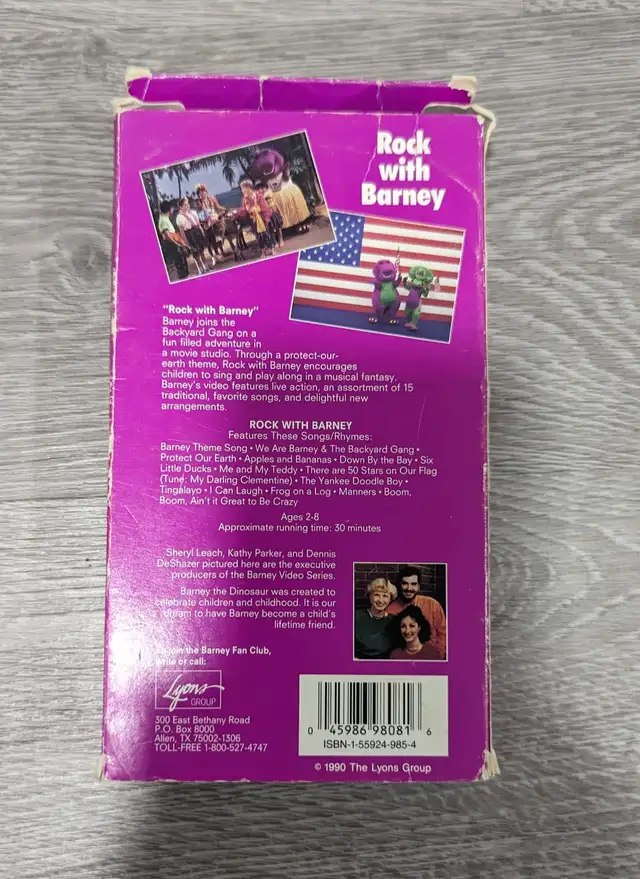 Rock with Barney VHS Tape Movie in CDs, DVDs & Blu-ray in City of Toronto - Image 3