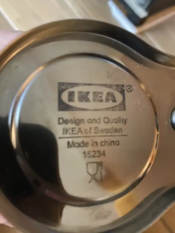 IKEA Oil and Vinegar Frosted Glass Stainless Steel DROPPAR Set in Kitchen & Dining Wares in Gatineau - Image 3