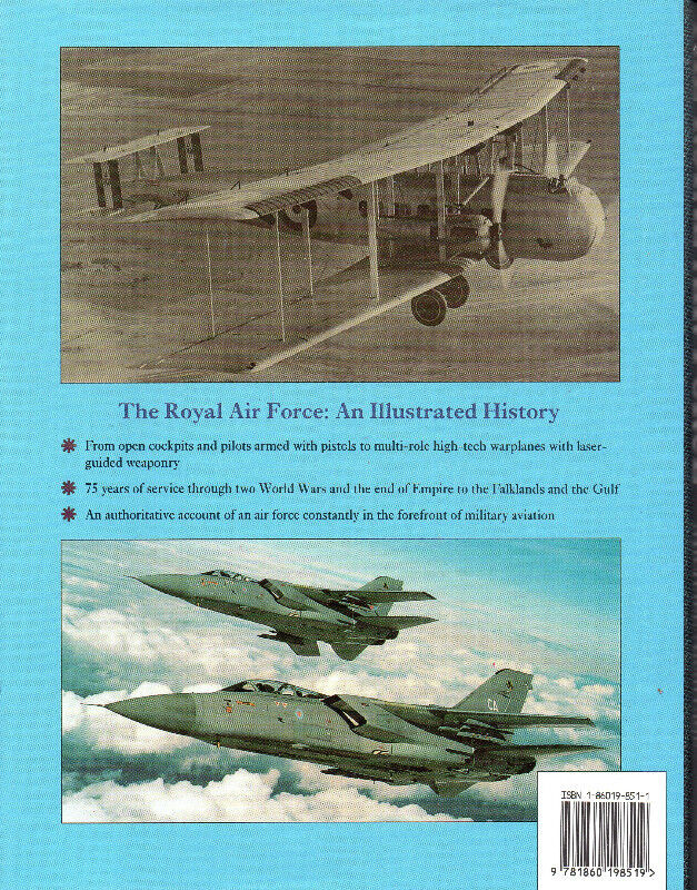 THE ROYAL AIR FORCE: An Illustrated History – Armitage Hcv DJ in Non-fiction in Ottawa - Image 2