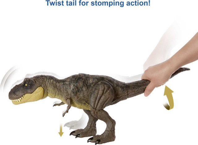 Jurassic World Camp Cretaceous Stomp 'n Escape Tyrannosaurus Rex in Toys & Games in Oshawa / Durham Region - Image 4