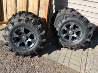 Set of 4 Wheeler Tires and rims. 
