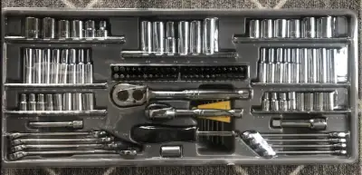 Large Stanley socket set, View more