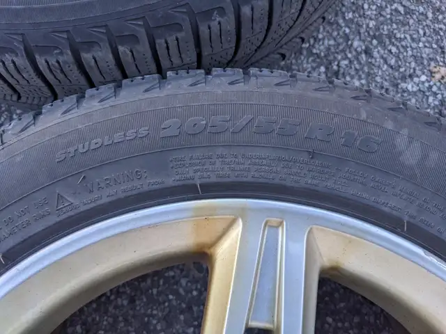 Michelin Winter Tires/ Snow Tires with AMG Rims 16" (205/ 55R16) in Tires & Rims in Ottawa - Image 6