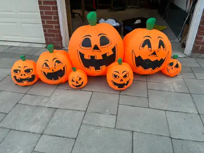 Halloween Pumpkin Inflatable Decor, View more