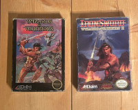 NES - Nintendo Wizards and Warriors 1 & 2