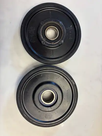 Brand new fuel filter for 2011 and 2012 Polaris 600s and 800s $20 Polaris bogie wheels. Part #159053...