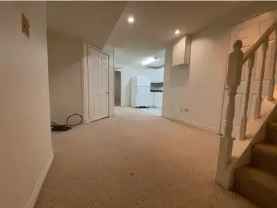 This spacious 1-bedroom basement apartment in Mississauga offers a comfortable living space, featuri...
