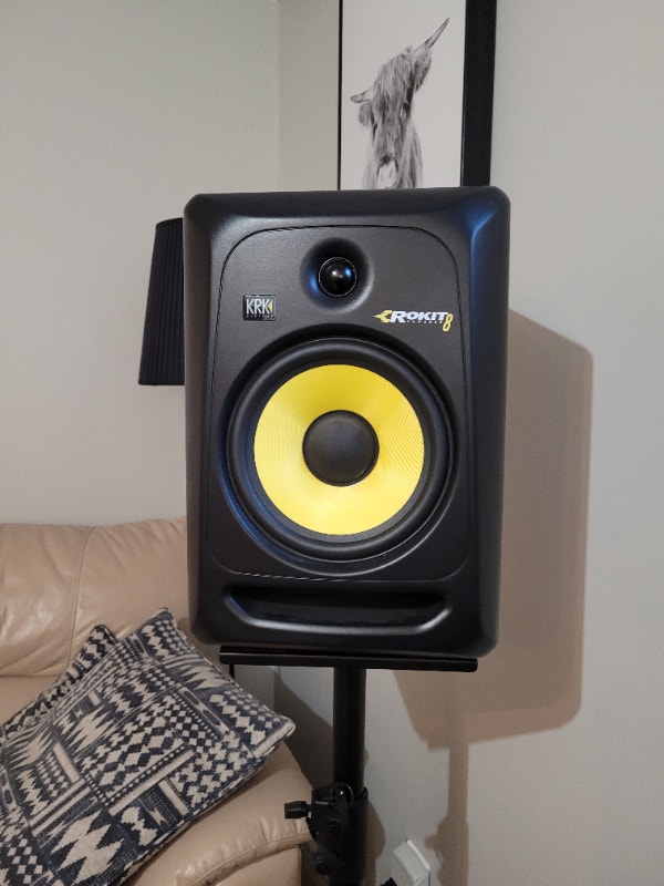 Krk rokit 8 pair with s10 subwoofer Speakers Ottawa Kijiji