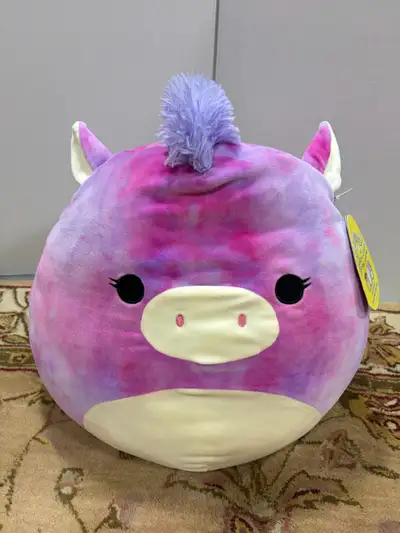 Squishmallows Willow The Pegasus 16" Plush Pink/Purple/White, View more