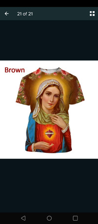 Mother Mary 3d t-shirts 20.00 each multiple orders discount appl
