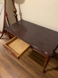 Classic wood writing desk