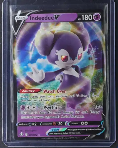 Pokemon Indeedee V 039/072 Card, View more