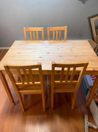Table et 4 chaise INGO/IVAR Ikea