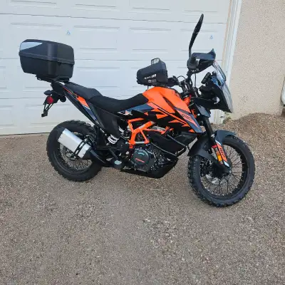 2023 KTM 390 Adventure. $5,000 firm. Nice bike in good shape. Tank bag. Top rack and hard case. Air...
