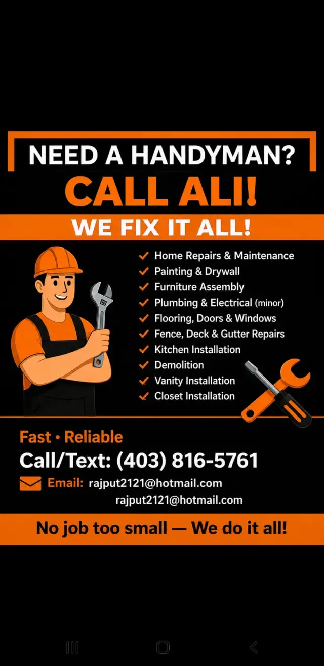 Trusted Calgary Handyman | Small & Large Home Projects in Other in Calgary - Image 3
