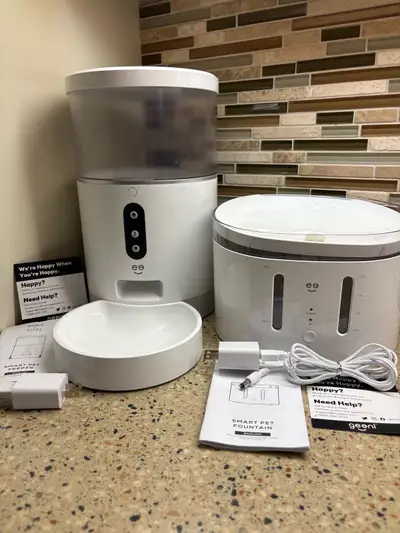 Geeni Smart Pet Feeder + Pet Fountain, View more