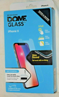 Whitestone Dome Glass Screen Protector iPhone X