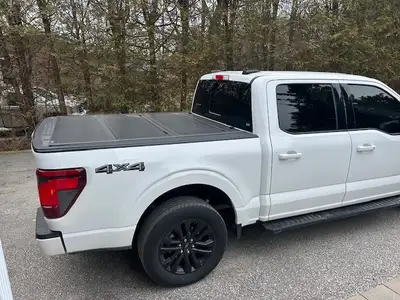 2024 F150 Tonneau cover for 5.5 box. Bison tri-fold. Reddit says compatible with 2021 and up. Will h...