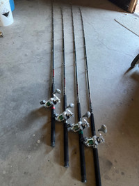 Counter reels and rods