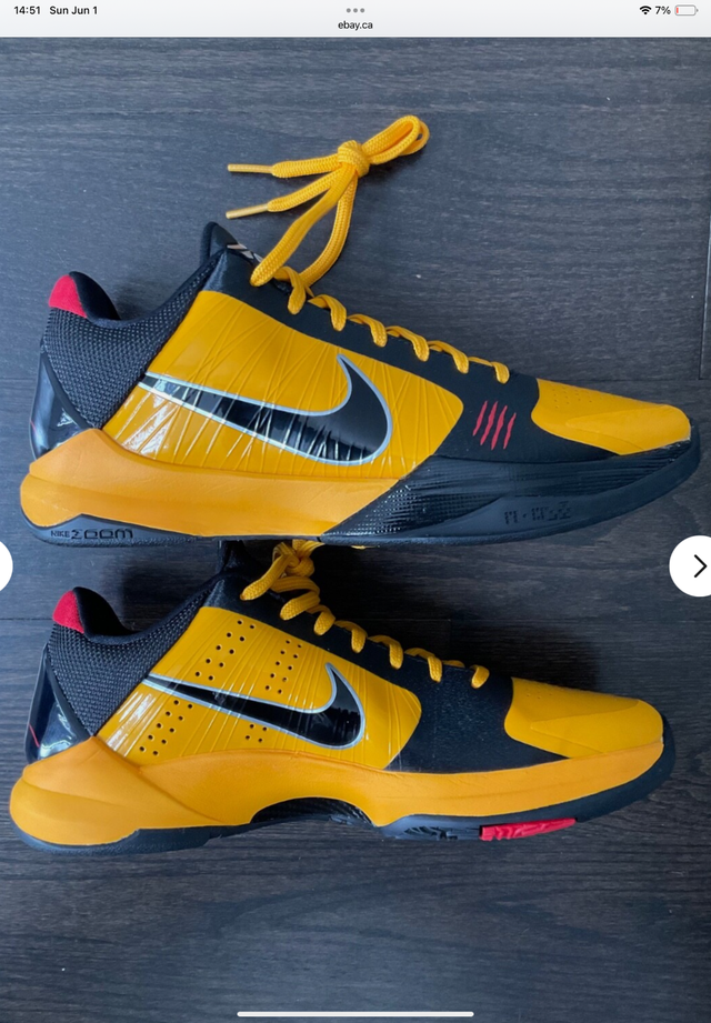Very Rare Brand New Nike Kobe 5 Protro Bruce Lee Sz 8.5 Men’s in Men's Shoes in Oakville / Halton Region - Image 5