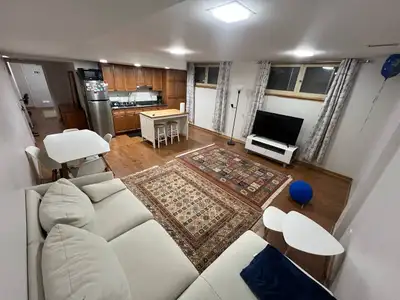 1 Bedroom fully furnished spacious basement for rent