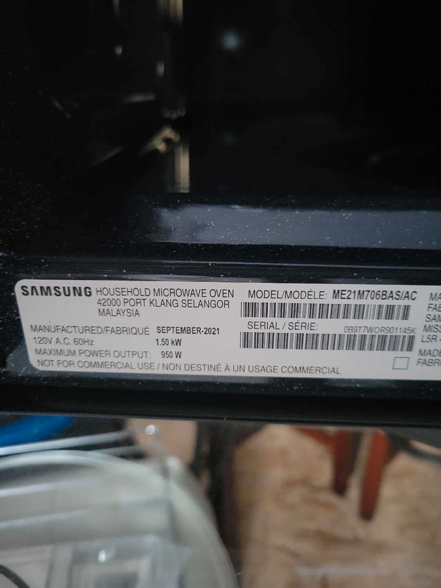 over the range microwave brand new in Microwaves & Cookers in Strathcona County - Image 2