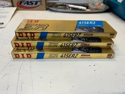 I'm selling three D.I.D. 415ERZ motorcycle racing chains. Two new and one slightly used. designed fo...