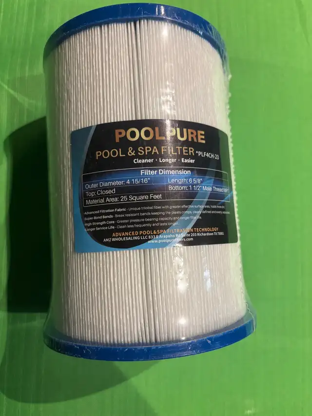 PoolPure PLF4CH-23 Filter in Hot Tubs & Pools in City of Toronto - Image 2