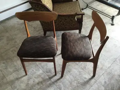 MCM Dining Chairs (Set of 2) Danish Teak, View more