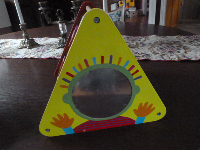 Wooden triangle activity toy in Toys in Ottawa - Image 2