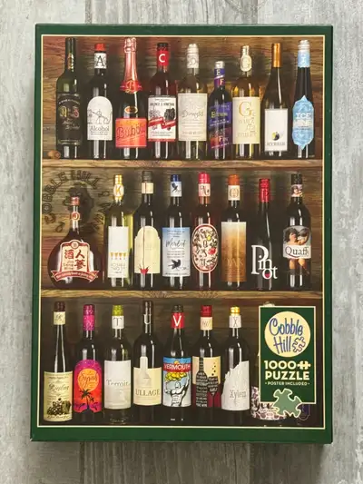 1000 piece puzzle - Cobble Hills - Wine Alphabet - all pc here, View more