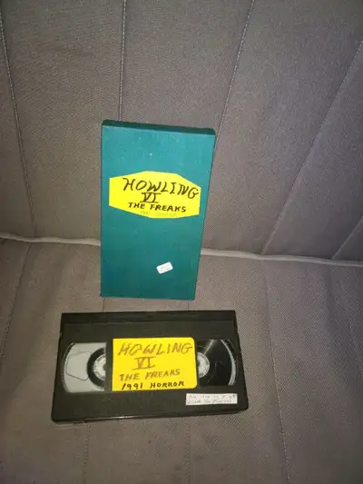 Vintage VHS tape...... selling as a blank tape......HOWLING VI : THE FREAKS...1991 Horror/Creature F...