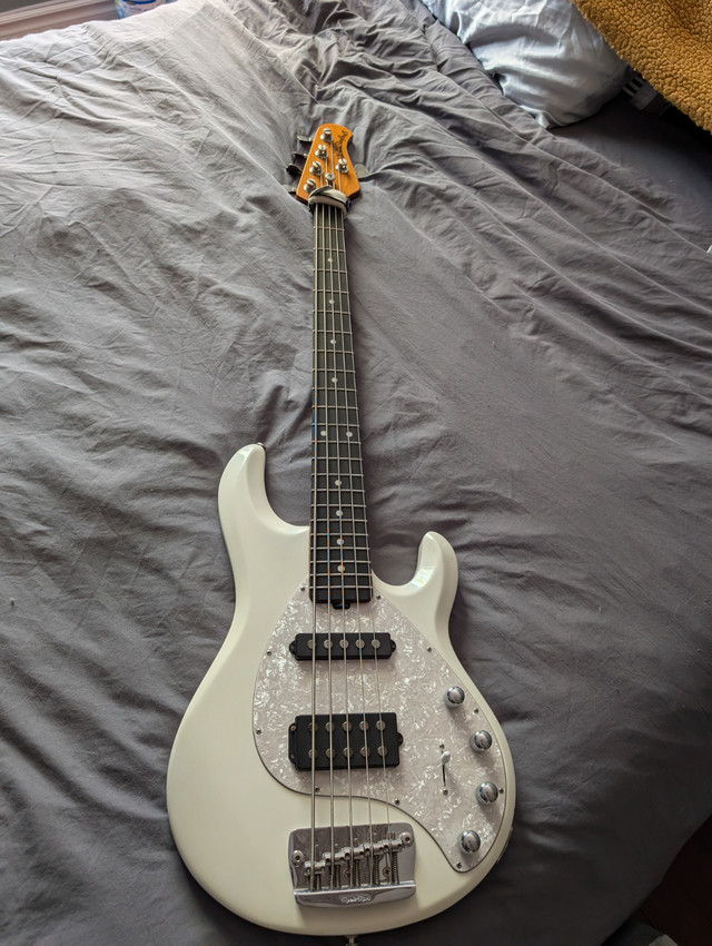Music Man 5 String Stingray Bass Guitar in Guitars in City of Toronto