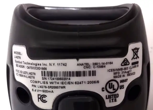Symbol LI4278-SR20007WR 1D 2.4Ghz Wireless Bluetooth Barcode Sca in Printers, Scanners & Fax in Kitchener / Waterloo - Image 6