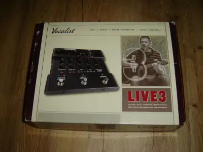 DigiTech VOCALIST LIVE 3 Harmony Pitch Correction Reverb Delay E, View more