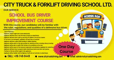 School Bus Driver Improvement Coursr SBDIC COURSE, View more