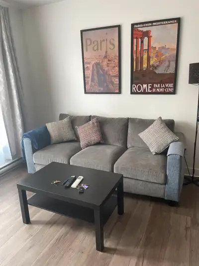 Condo 4 ½ meublé et tout inclus à louer à Montréal dès le 8 juil