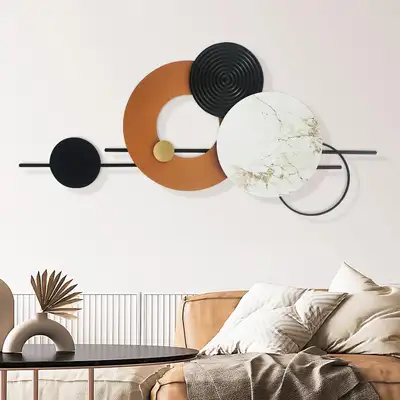 BECHAEO 3D Metal Wall Art Decor, View more