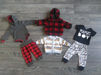 0-6m Baby Boy Clothes (6 items)