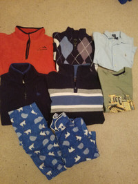 Boys Sweaters, L/S shirts, PJ's - Size 5
