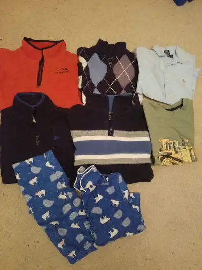 Boys Sweaters, L/S shirts, PJ's - Size 5, View more