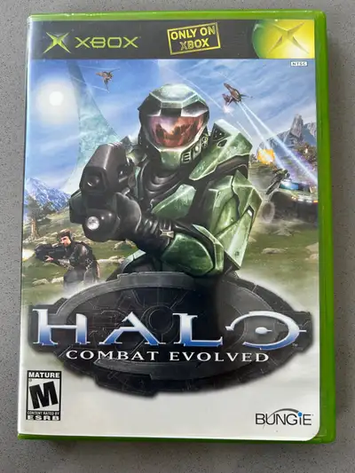 Xbox Halo Combat Evolved - Microsoft 2001 Complete with Manual -, View more