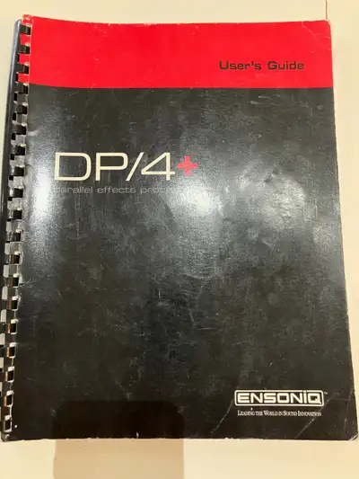 Ensoniq DP/4 manuals - User Guide and Reference manual, View more