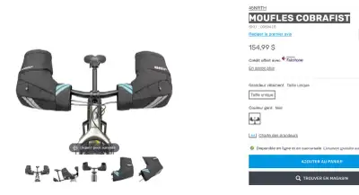 Moufles 45NRTH Cobrafist – Fatbike – neuves, View more